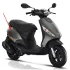 zijscherm Piaggio origineel grijs titanio 742/B past op zip 4t [euro4] 1b005483000ez