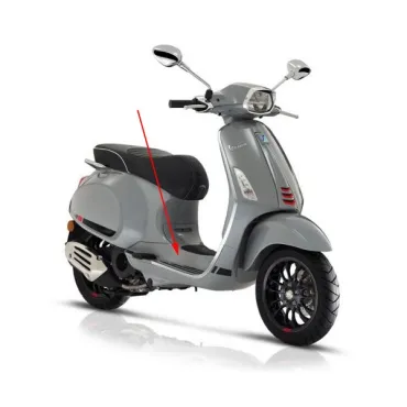 treeplank Piaggio origineel nardo grijs lucido 715/C past op sprint 4t (euro4) 67361200ht