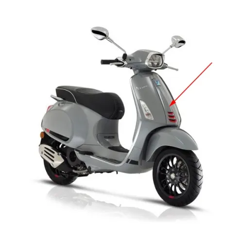 voorscherm Piaggio origineel midden nardo grijs lucido 715/C past op sprint 4t (euro4) 1b005209000ht