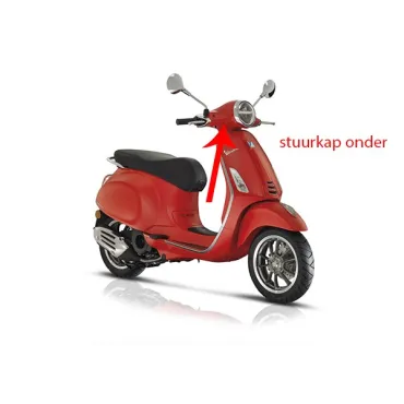 stuurkap Piaggio origineel onder mat rood 896/a past op primavera 1b005469000s8