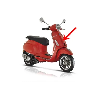 voorscherm Piaggio origineel midden mat rood 896/a past op primavera rst 1b005209000s8