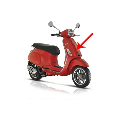 voorscherm Piaggio origineel midden mat rood 896/a past op primavera rst 1b005209000s8