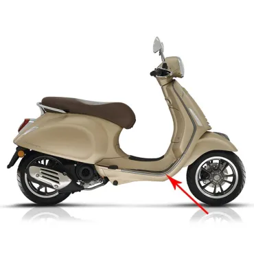 sierstrip Piaggio origineel treeplank rechtsonder antraciet past op primavera cm298802