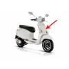 voorscherm Piaggio origineel midden euro-4/5 wit monte 544 past op primavera rst, sprint 1b005209000br