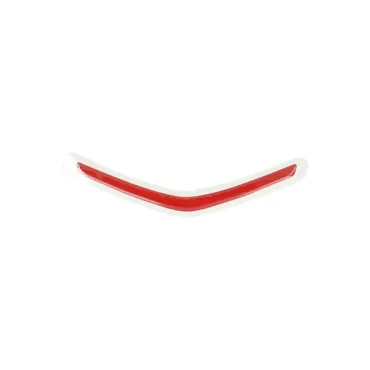 sierstrip Piaggio origineel voorscherm midden euro-2/4 boven rood past op sprint, sprint 125 4t 1b001495