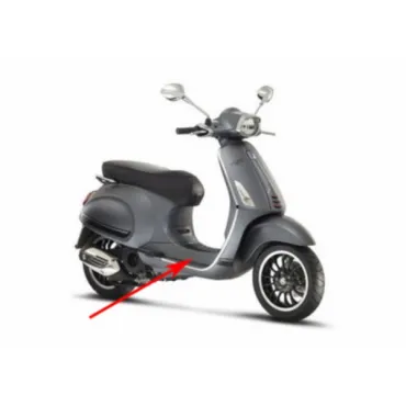 treeplank Piaggio origineel grijs titanio 742/B past op sprint 67361200ez