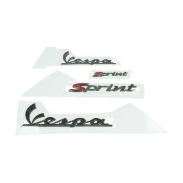 stickerset vespa smoke 4-delig past op sprint