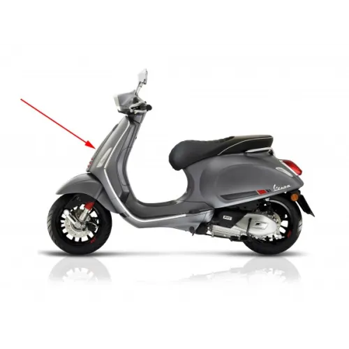 voorscherm Piaggio origineel midden grijs titanio 707/C past op sprint sport 1b000203000hq