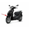 voorspatbord Piaggio origineel zwart grafite 79/a past op fly new 2012 67368200nd