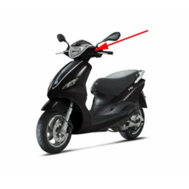 stuurkap Piaggio origineel zwart grafite 79/a past op fly new 2012 5a000002000nd