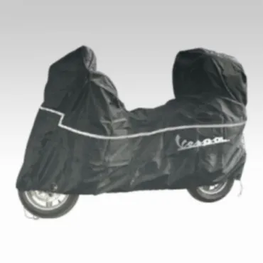 beschermhoes Piaggio origineel + windscherm/koffer groot zwart past op et2-et4, lxv, primavera, sprint, vespa lx 605291m002