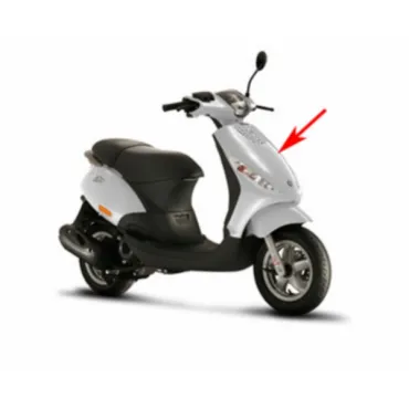 voorscherm Piaggio origineel zilver exca. 738 past op zip2006 4t 57641350f2opop