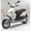 voorspatbord Piaggio origineel zilver exca. 738 past op fly 60029300f2