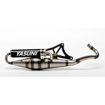 uitlaat cpl yasuni yasuni-Z carbon past op sco piaggio 2t tub418c