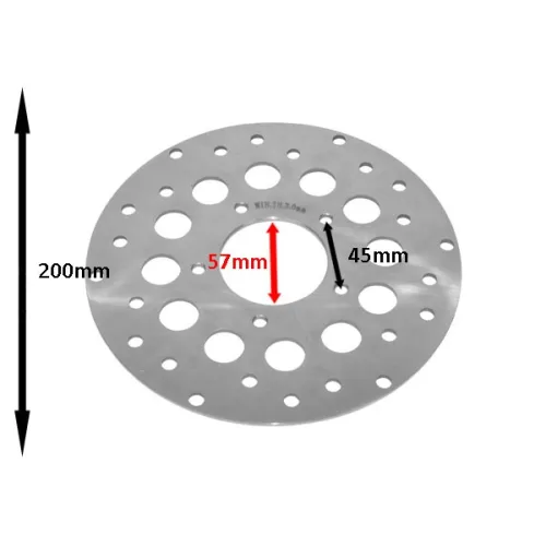 remschijf achter 200mm past op rs1