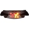 achterlicht DMP led + knipperlichten ingebouwd chroom/helder 9 leds past op zip2000