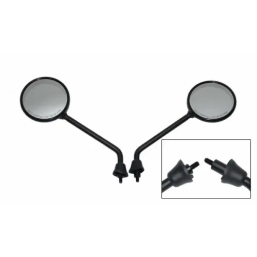 spiegelset mod. orig schroefdraad E-keur zwart mat past op gts alle mod., vespa lx
