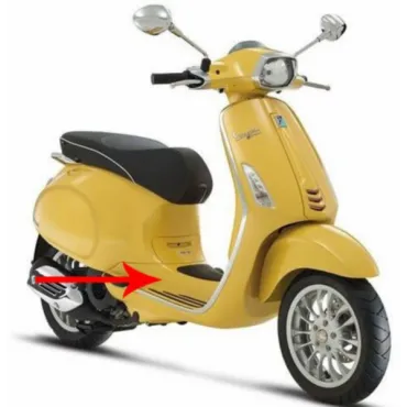 treeplank Piaggio origineel geel 968/a past op sprint 67361200l5