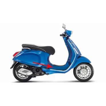 treeplank Piaggio origineel blauw azzurro 261/a past op sprint 67361200dq