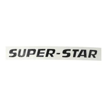 sticker kreidler (super-star) zwart/wit