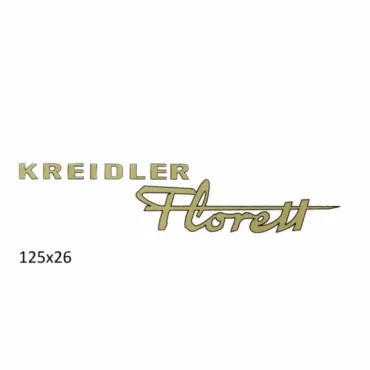 sticker goud past op kreidler florett