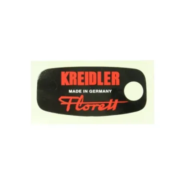 sticker gereedschap kast zwart/rood past op kreidler