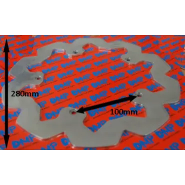 remschijf DMP wave voor 280mm past op rs, tzr