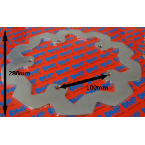 remschijf DMP wave voor 280mm past op rs, tzr