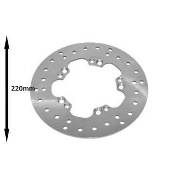 remschijf achter 220mm past op rs1999, tzr