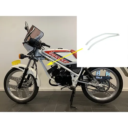 frame beugelset voorlangs de cilinder honda wit past op mb5