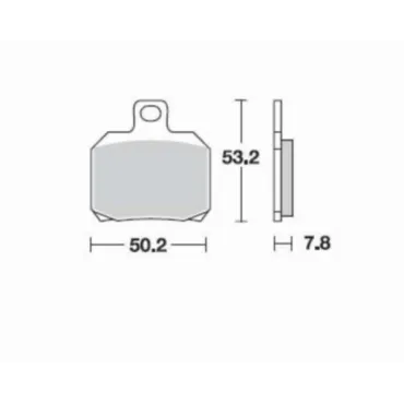 remblokset sbs voor past op gpr2004, rs2006, speedfight 3 157hf