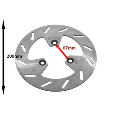 remschijf orig voor 200mm past op django, viva va2008, viva va2008 4t 772101