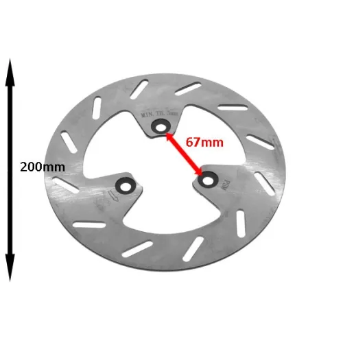 remschijf orig voor 200mm past op django, viva va2008, viva va2008 4t 772101